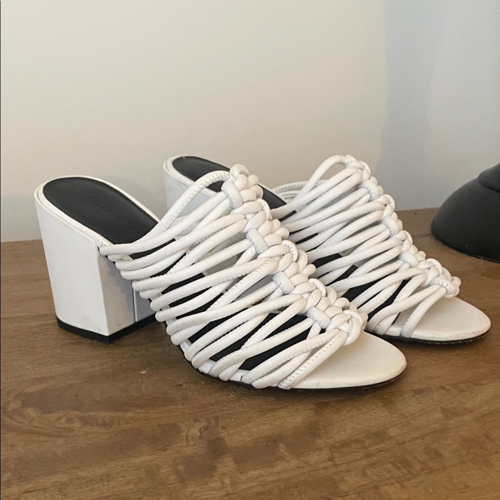 Rebecca Minkoff Calanthe Strappy Sandals White - Picture 2 of 8